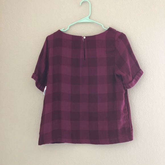 |  NWT old navy plaid top  | - Picture 2 of 2
